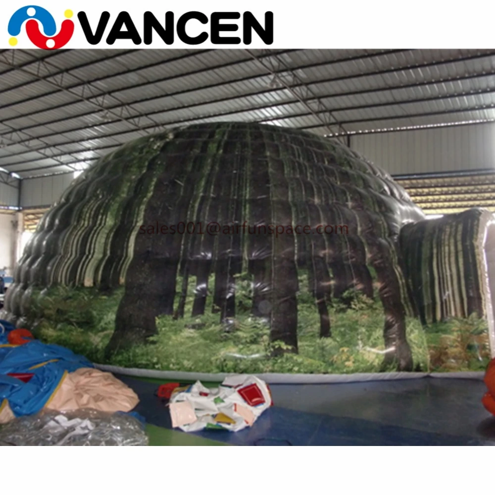

Giant popular igloo inflatable tent forest style bubble tent for outdoor CE certification inflatable camping tent for event