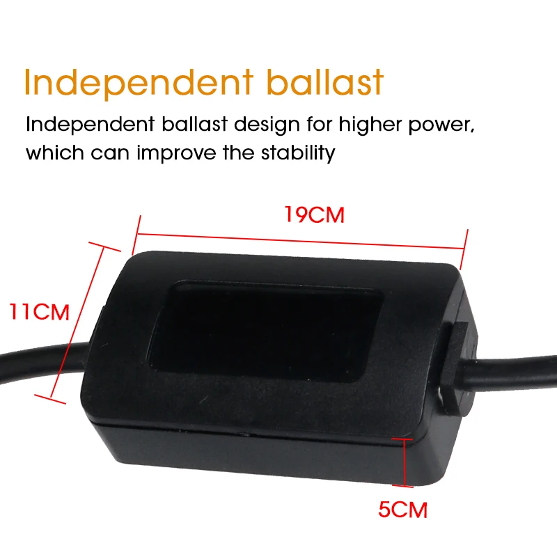 Безвентиляторный h7 led 12V автомобильная лампа диодные лампы CSP противотуманный