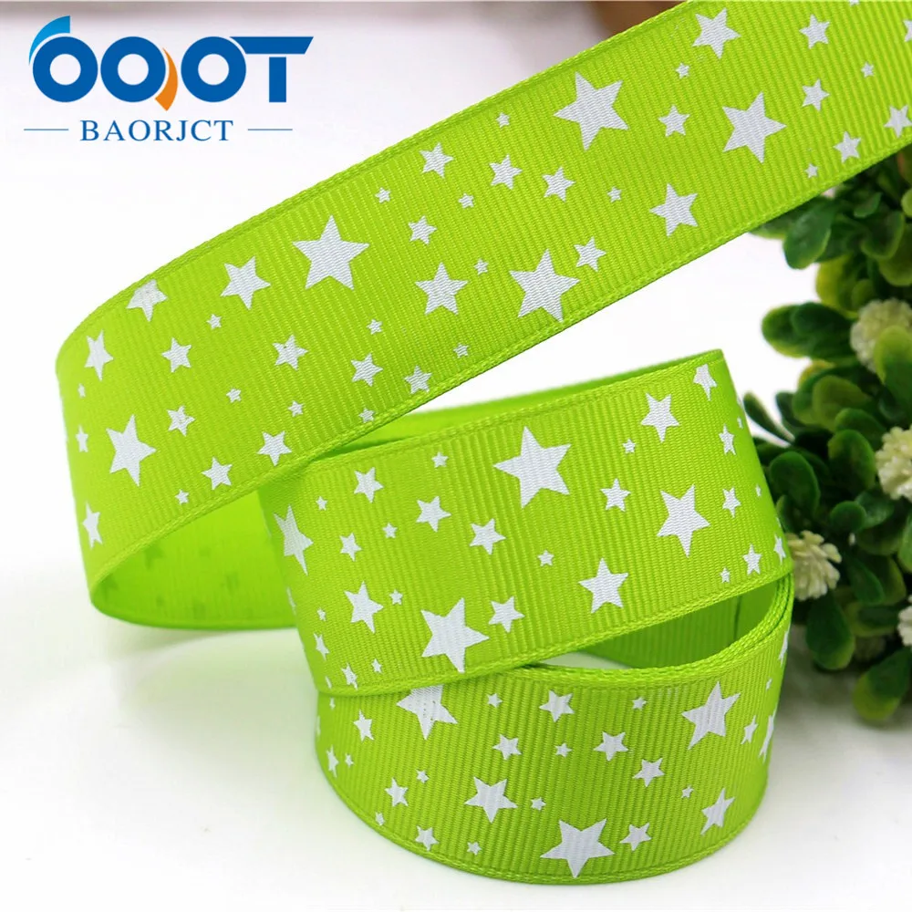 OOOT BAORJCT 176303 звезда напечатанная grosgrain лента аксессуары для одежды волос материал