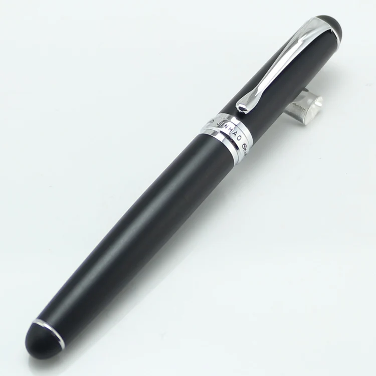 JINHAO 750 Делюкс шариковая ручка черные и серебряные Канцтовары Школьные офисные