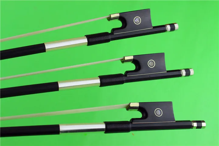 

1 pc high class black Carbon fiber violin bow 4/4 full size Ebony Frog