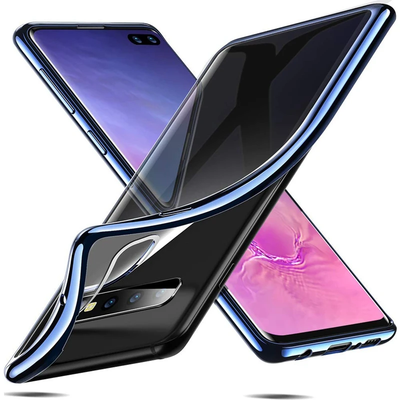 Мягкий чехол из ТПУ для samsung Galaxy S10 S10e S10+ S10 Plus 10e, высококачественный силиконовый чехол, прозрачный модный тонкий чехол из ТПУ