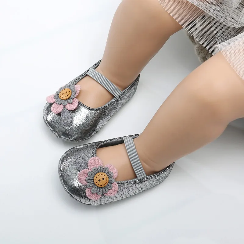 

Baby Girls Shoes First Walkers PU Flowers Cute Princess Shoes New Spring Flowers Fashion Baby Girl Shoes