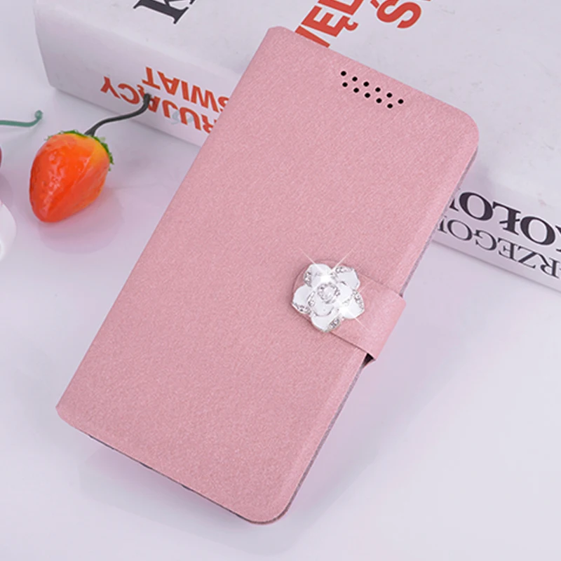 Чехол книжка из кожи и шелка Для Doogee X10 X53 X55 X50 X60L X70 Y8 блестящие кошелек чехол для