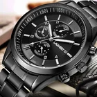 Relojes Hombre Топ бренд Роскошные спортивные часы мужские часы модные черные часы из нержавеющей стали мужские часы relogio masculino