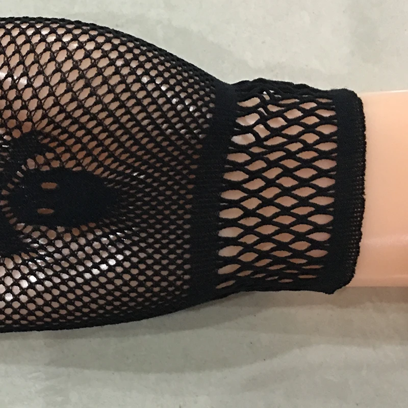 Женские перчатки в стиле панк разноцветные из сетчатой ткани сексуальные для