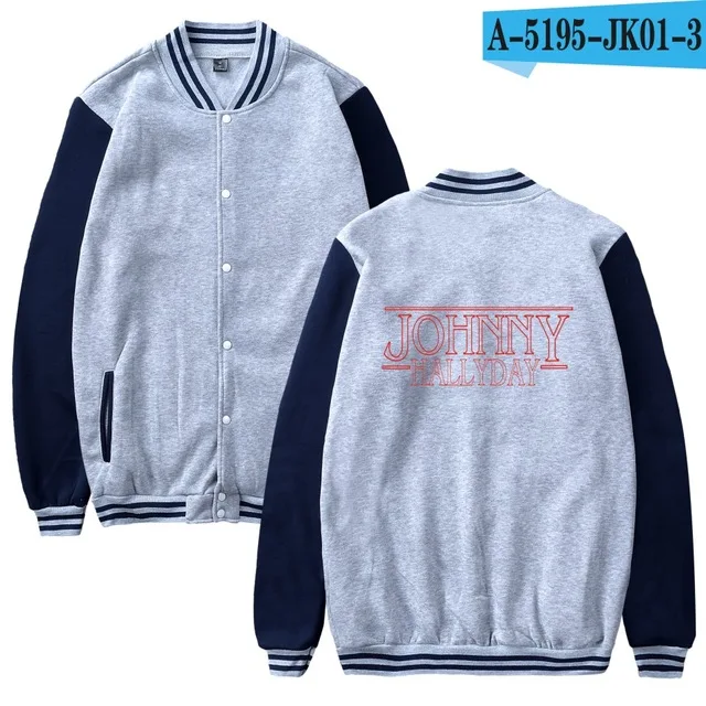 gray and navy blue Бейсбольная куртка для мужчин/женщин от Jonny Hallyday, форменное пальто, зимняя модная толстовка, теплая, в стиле хип-хоп, для колледжа, женские куртки, одежда - Цвет: gray and navy blue