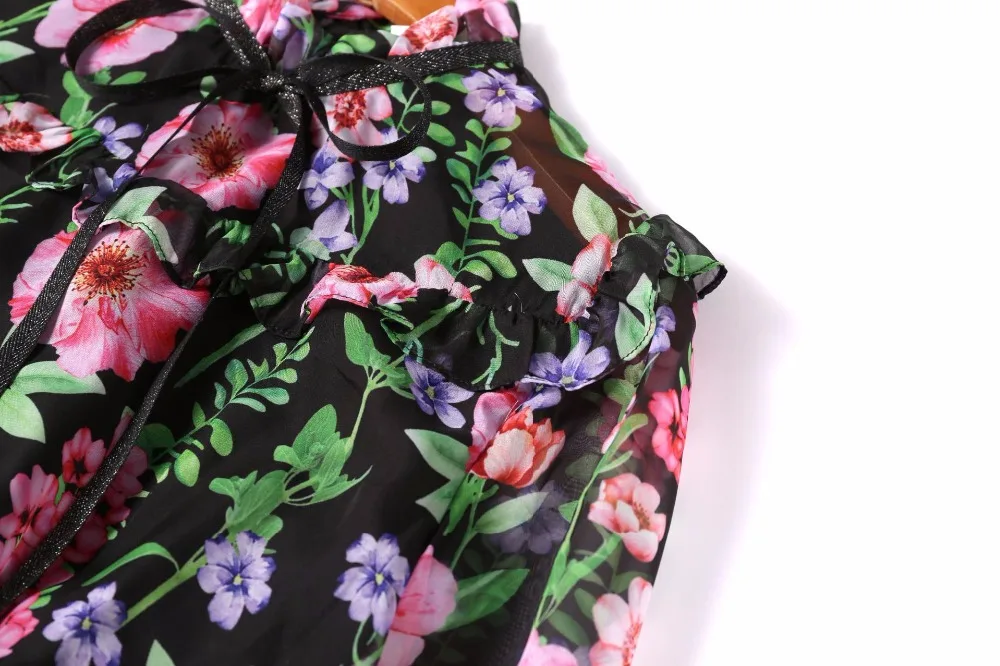 2019 spring runways long sleeves layered dress Fashion women's ruffles party D891 | Женская одежда