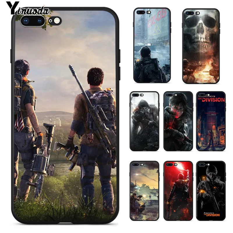 Чехол Yinuoda Tom clancy's The Division с рисунком стильный мягкий чехол для телефона Apple iPhone 8