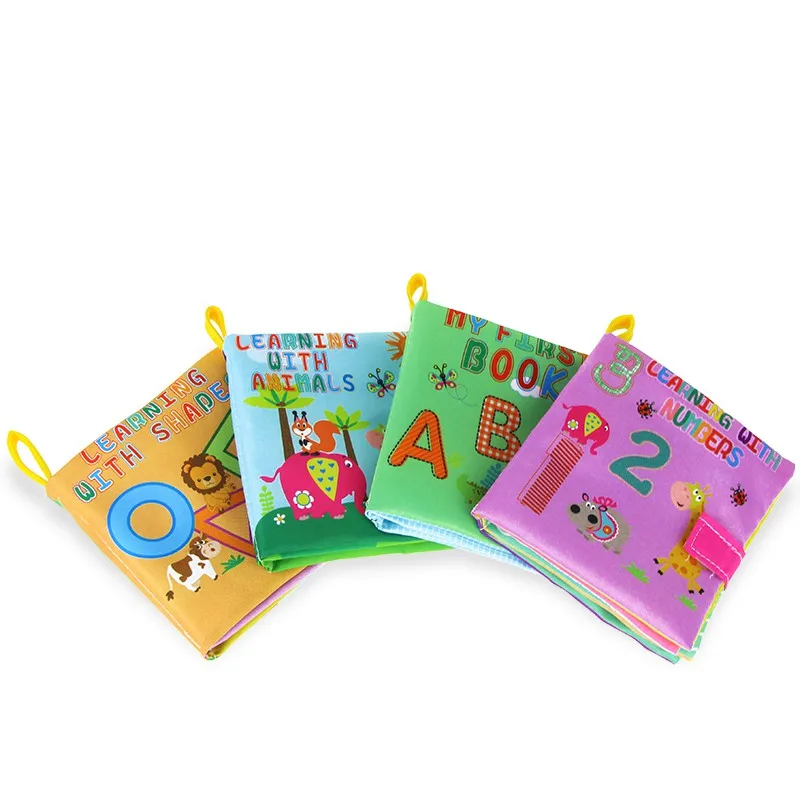 Развивающие игрушки для детей битвы книжки из мягкой ткани шуршит звук