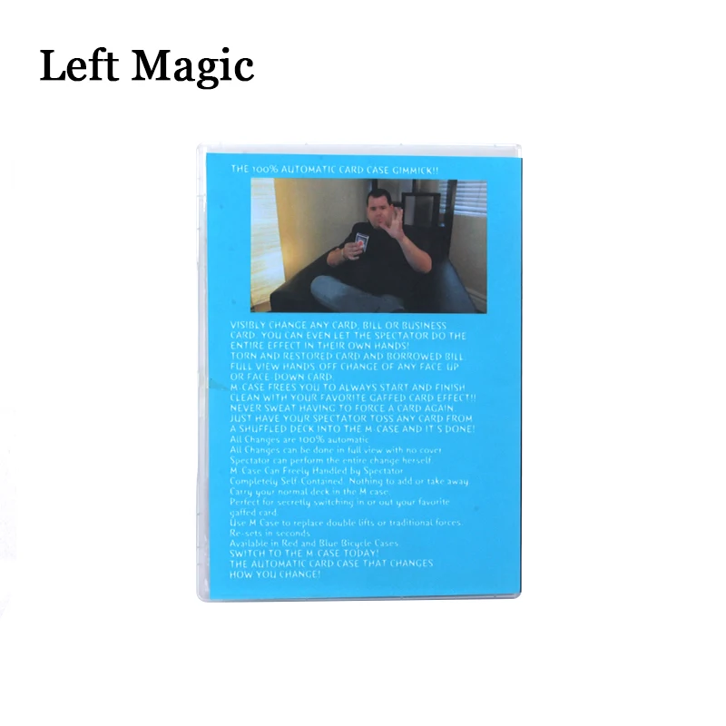 M-Case By Mickael Chatelain (Gimmicks+DVD) Magic Tricks Card Props Close Up Comedy Illusions Mentalism | Игрушки и хобби