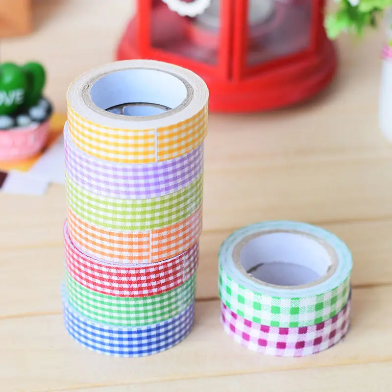 DIY Милая декоративная тканевая лента Kawaii милая клейкая для украшения дома
