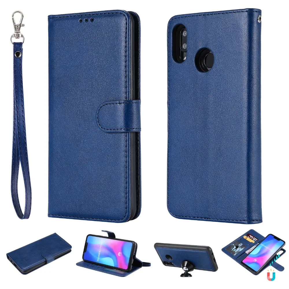 Чехол для huawei Mate 10 pro lite nova 2i 3 3i p smart plus роскошный кожаный чехол кошелек с откидной