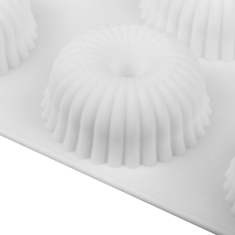 Силиконовая форма для украшения торта 6 отверстий линии кольцо в полоску