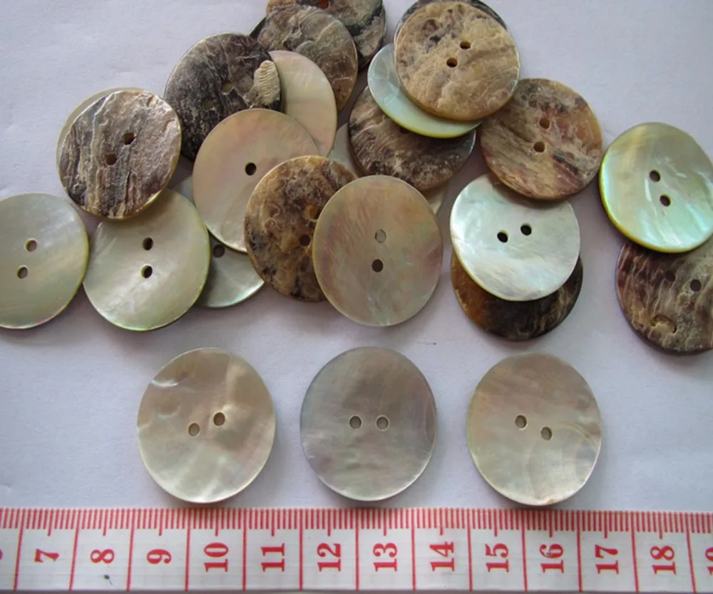 100 шт. плоские пуговицы akoya с двумя отверстиями 25 мм|button pearl|button ornamentbuttons buttons |