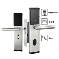 electronic digital passcode door lock smart 13 56mhz card keypad passcord door lock 6 digit combination door lock