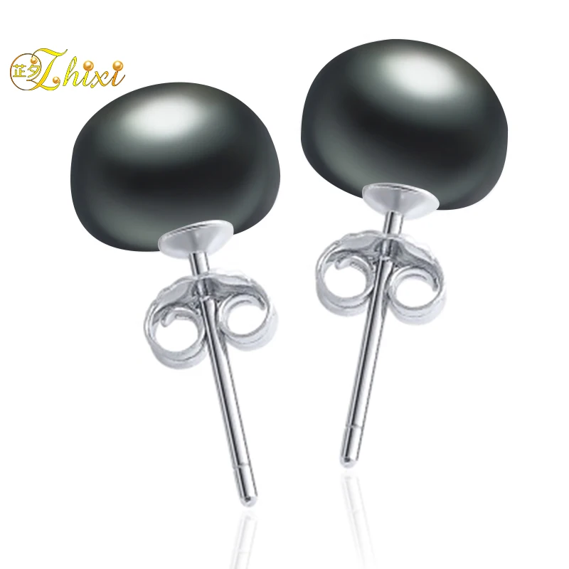 Женские серьги из серебра 925 пробы с натуральным пресноводным жемчугом|earrings