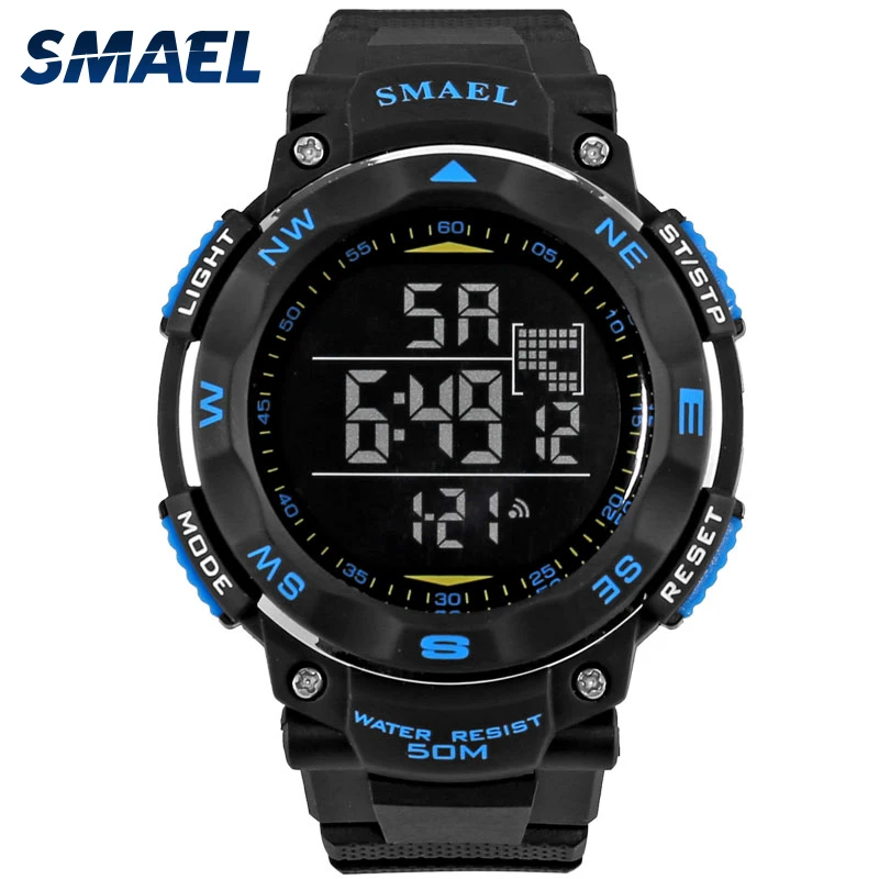 SMAEL брендовые Новые популярные часы на ремешке Horloges Mannen 5ATM водонепроницаемые