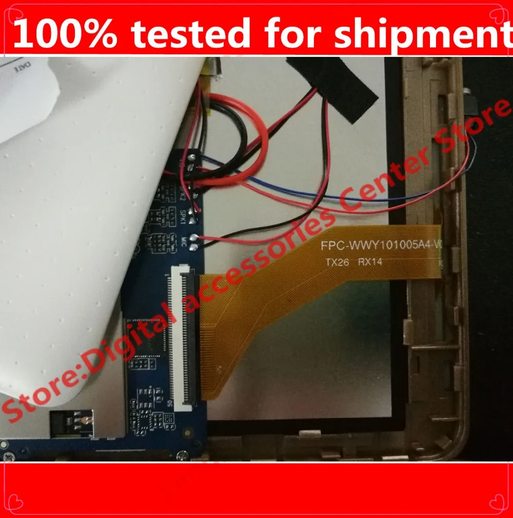 

ZH новый 10,1 "дюймовый сенсорный экран Сенсорная панель дигитайзер стекло сенсор Замена FPC-WWY101005A4-V0