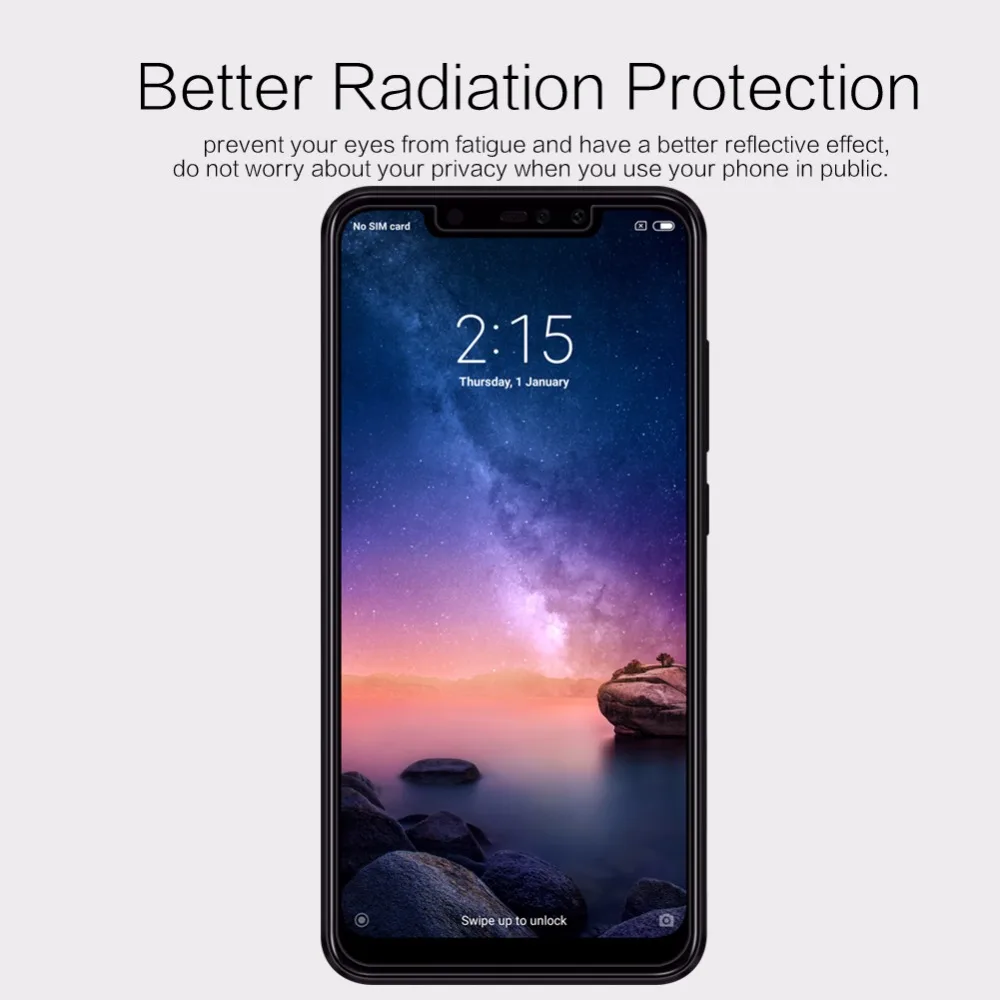 2 шт./лот Защитная пленка для экрана xiaomi redmi note 6 pro глобальная версия NILLKIN