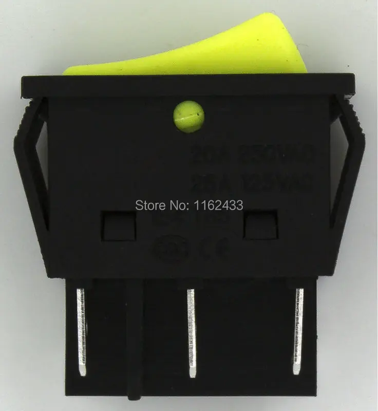 KCD4-202-3 перфорировать 30x22 мм 30A 6 pin ON-ON Лодка кулисный переключатель KCD4 серии выключатель питания