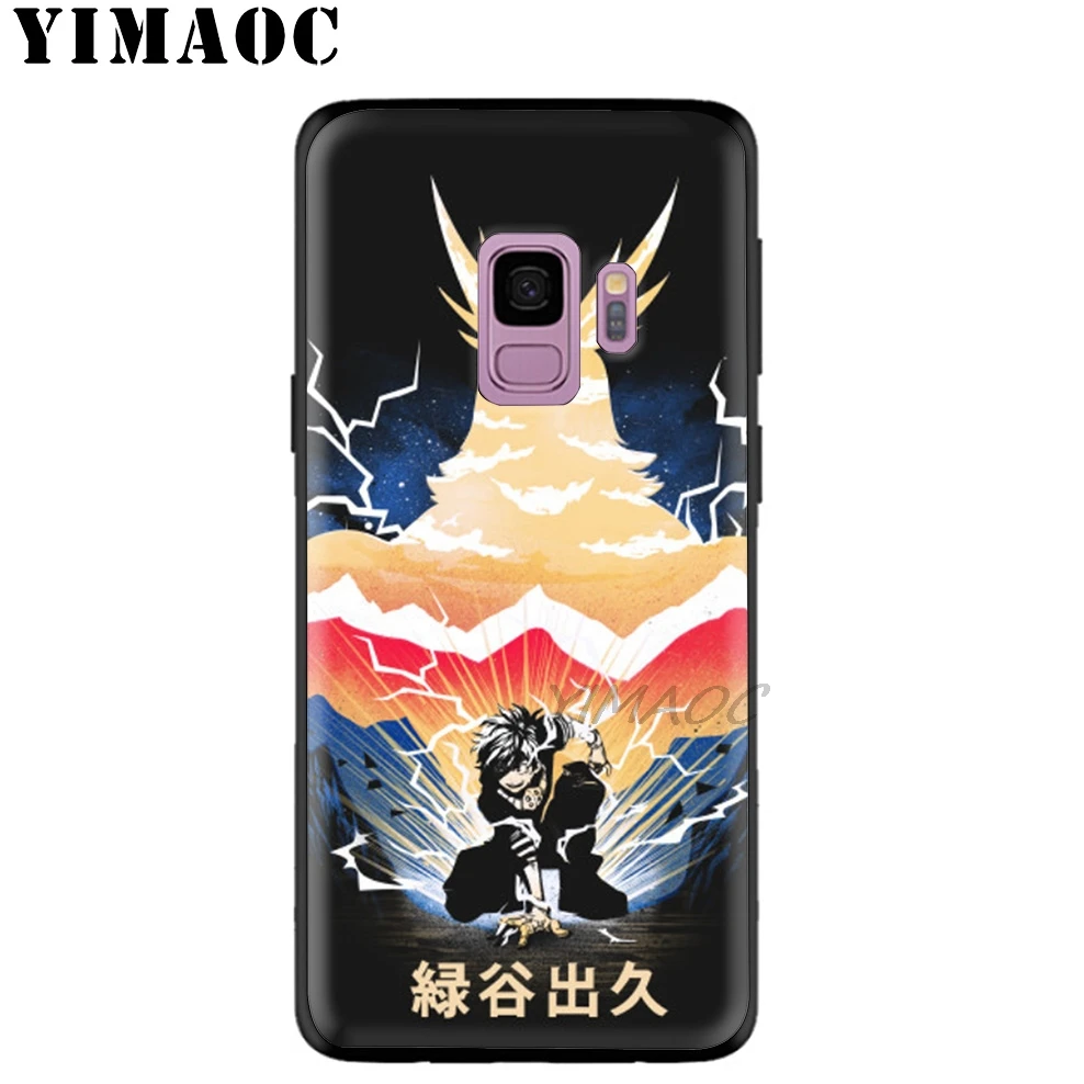 Ультратонкий Мягкий силиконовый чехол YIMAOC My Hero Academia Plus для Samsung Galaxy A9 A8 A6 2018 A5 A3 2017