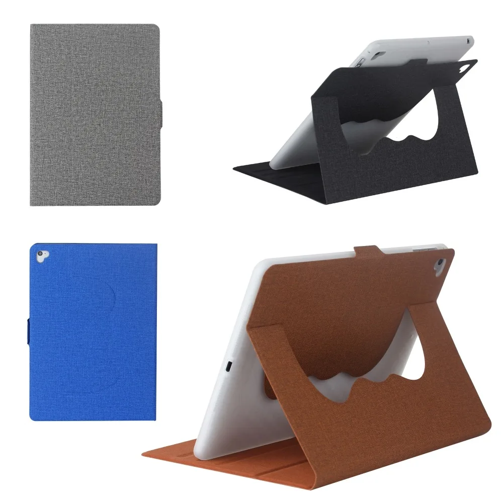 360 градусов вращающийся тканевый чехол с откидной подставкой из искусственной