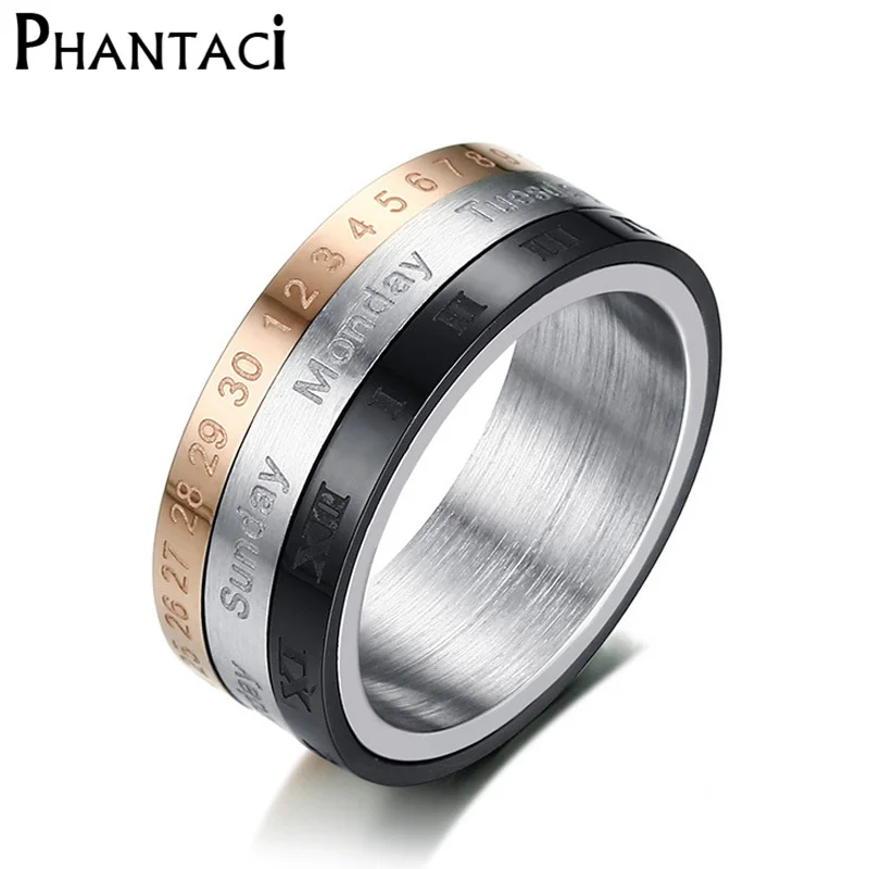 Кольцо мужское из титановой стали с буквами нержавеющей стали|ring for|rings for menpunk ring |