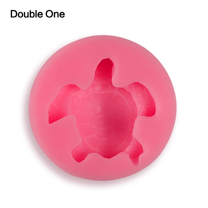 Черепаха силиконовая смола форма Животное Милая 3D декоративная