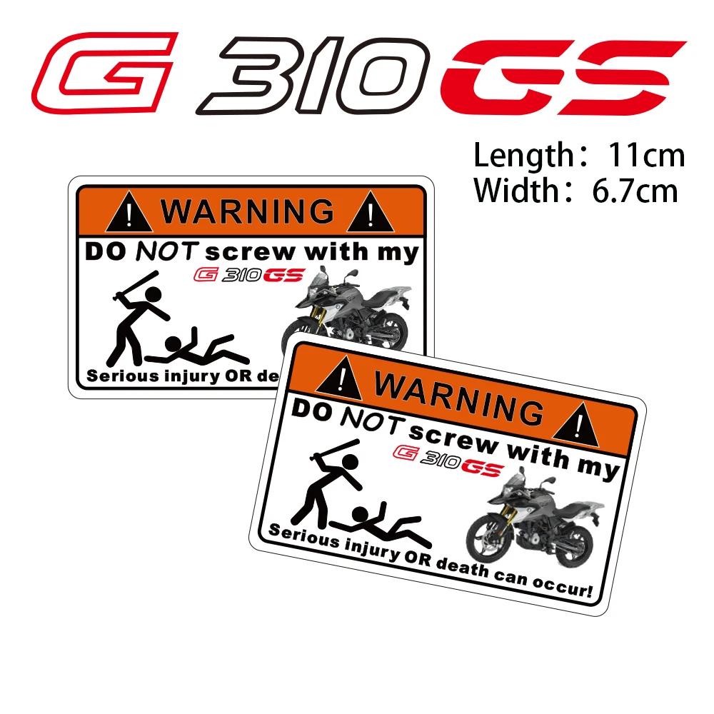 

KODASKIN 2 Pieces Do Not Screw Warning Sticker Decal for BMW G310GS
