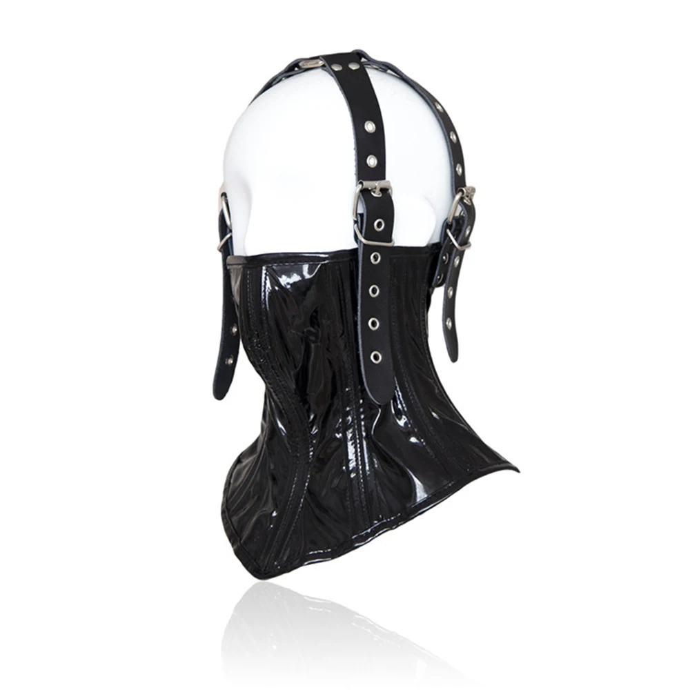 4 ремня DOMI пикантная маска с рисунком ошейники для головы и шеи бандаж|collar pitbull|collar