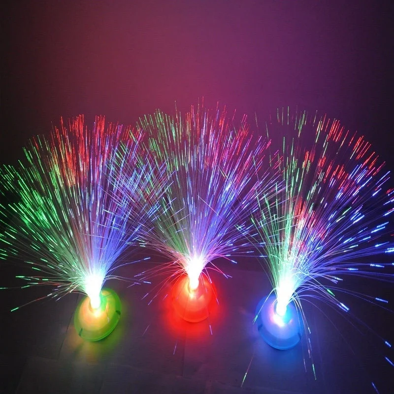

4Styles Color Changing LED Optic Fiber Lights For Outdoor Activity Men Women First Aid Lighting On Dark Enviroment