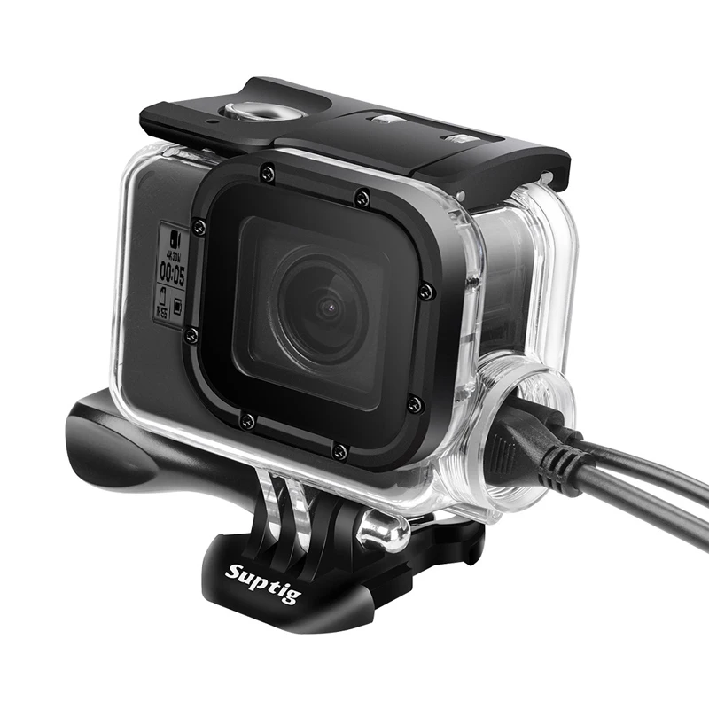 Водонепроницаемое зарядное устройство для экшн камеры Gopro Hero 3 + 4 5 6 7|Чехлы