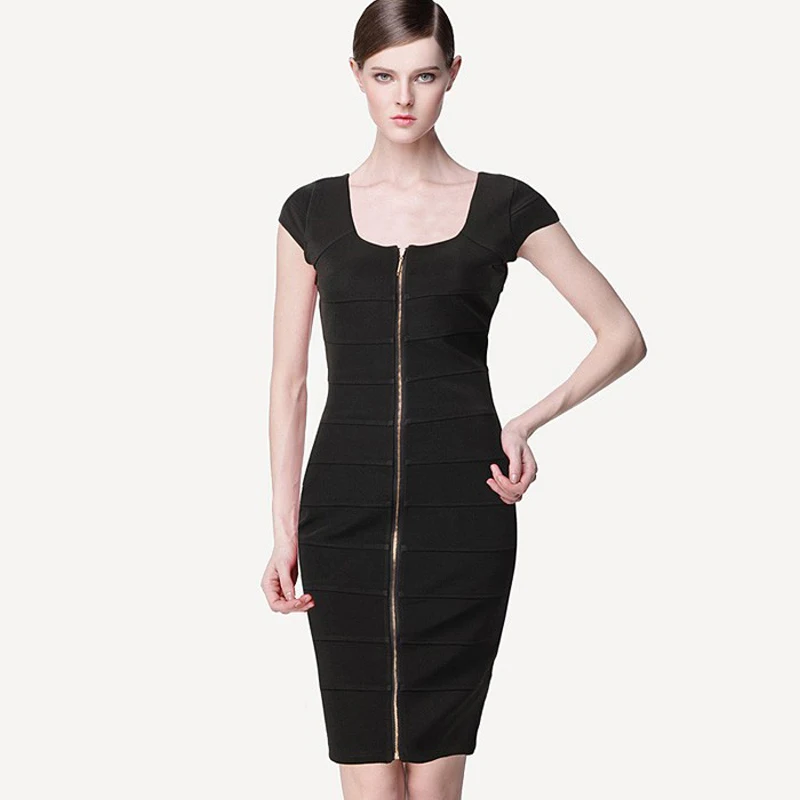 Женское Деловое платье карандаш AAMIKAST элегантное винтажное облегающее Платье До