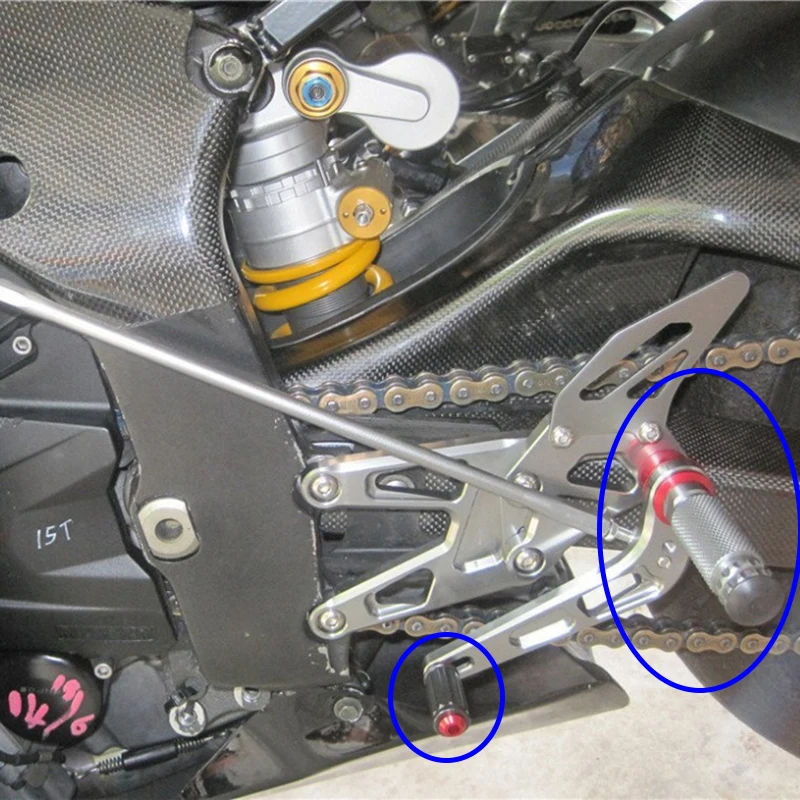 Замена мотоцикла CNC крепежные вкатанные Алюминиевые Подножки подножки педали