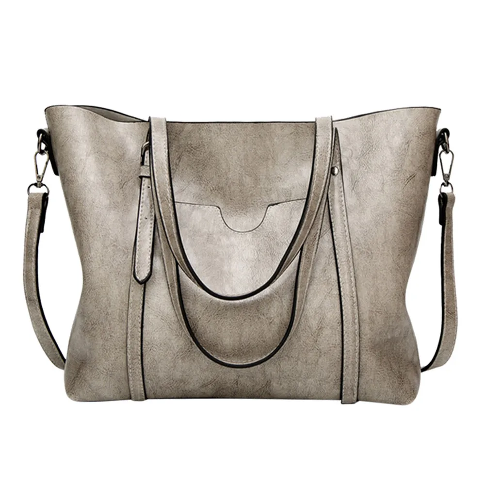 Женские сумки 2018 Женская Повседневная сумка на плечо большая соломенная Пляжная