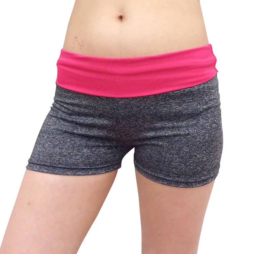 Женские шорты для йоги с низкой талией быстросохнущие фитнеса 40J1 2019 | Спорт и