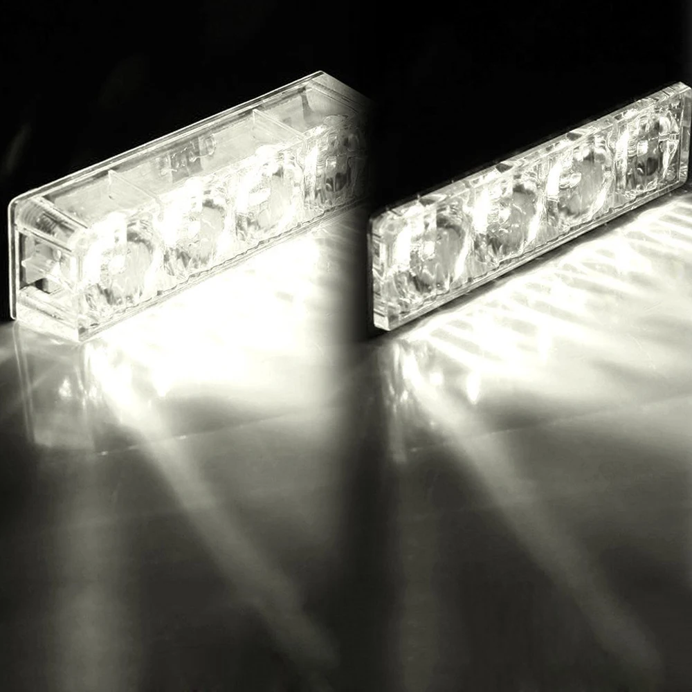 Castaleca 4LED прочный strobe flash светильник супер яркий аварийного мерцающий светильник Высококачественный объектив сигнальная лампа 12 V/24 V, желтый, белый