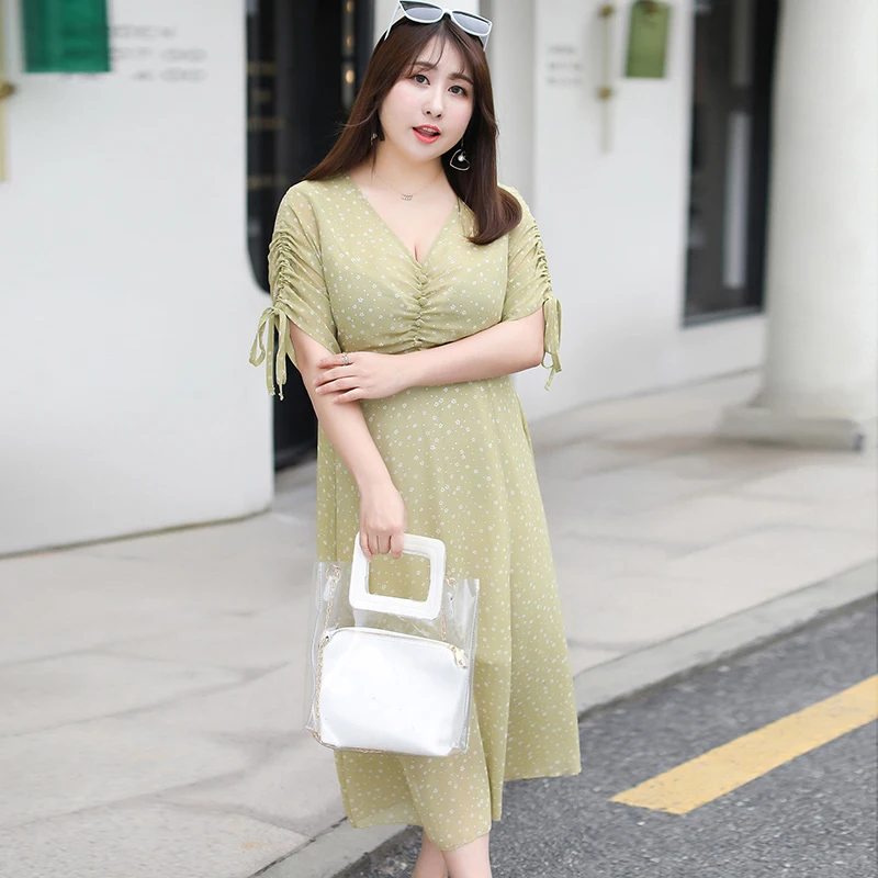 Летнее Модное шифоновое платье с треугольным вырезом для женщин|Женские платья| |