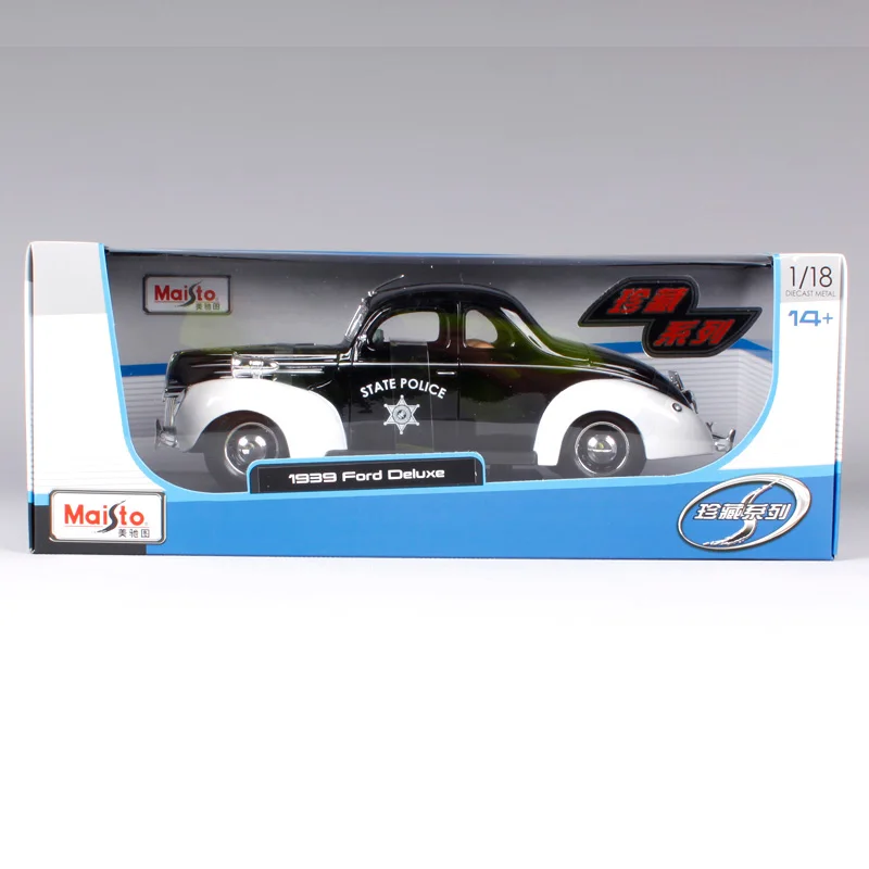 Модель старого автомобиля Maisto 1:18 1939 Ford Deluxe литая модель новая игрушка в коробке