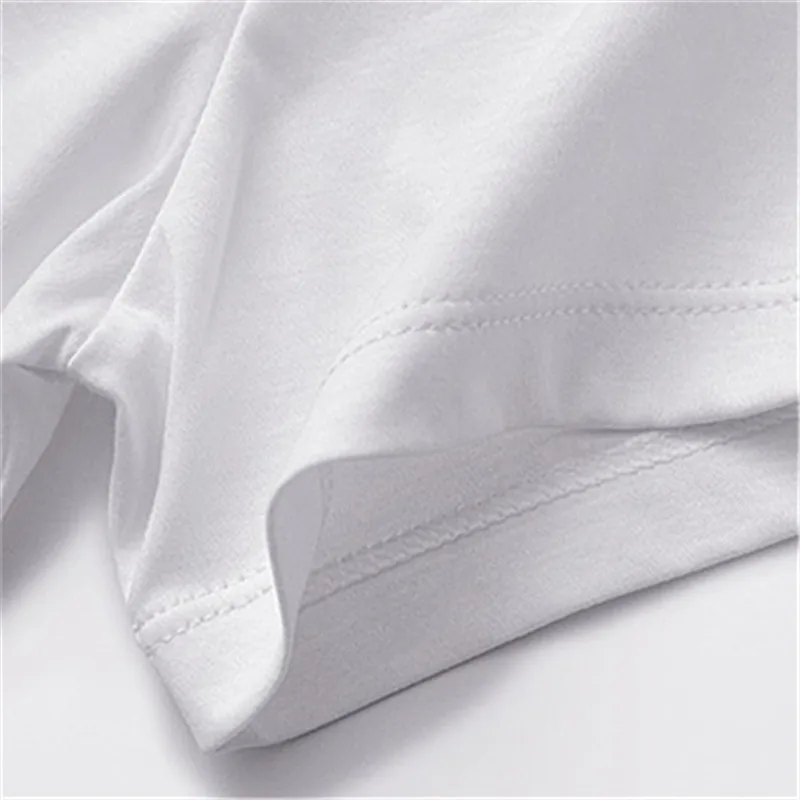 

LUSLOS 2019 Vogue Letter Print T Shirt Women Summer Short Sleeve O Neck White Causal Tshirt Fashion Sexy Lady Print Harajuku Tee