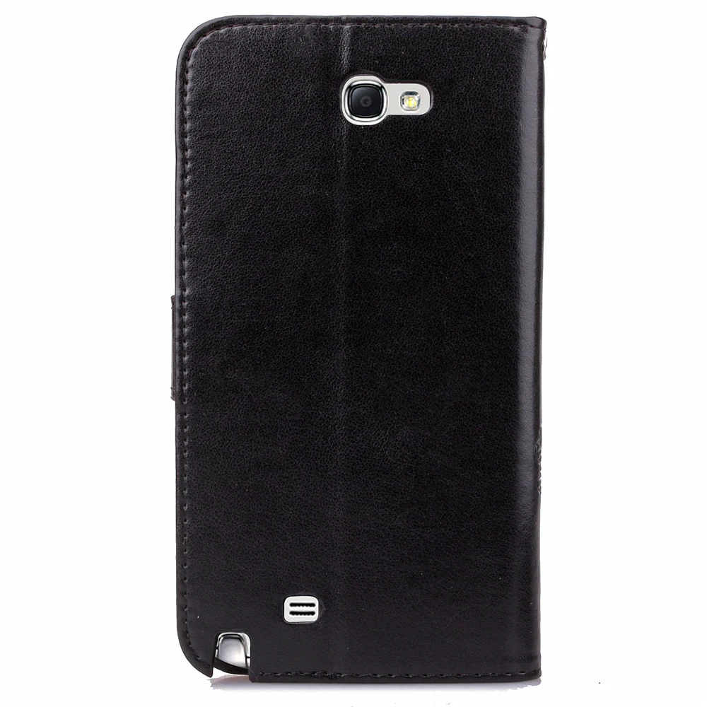 Чехол для Samsung Galaxy Note 2 Note2 N7100 5 "флип кейс из искусственной кожи ТПУ чехол с