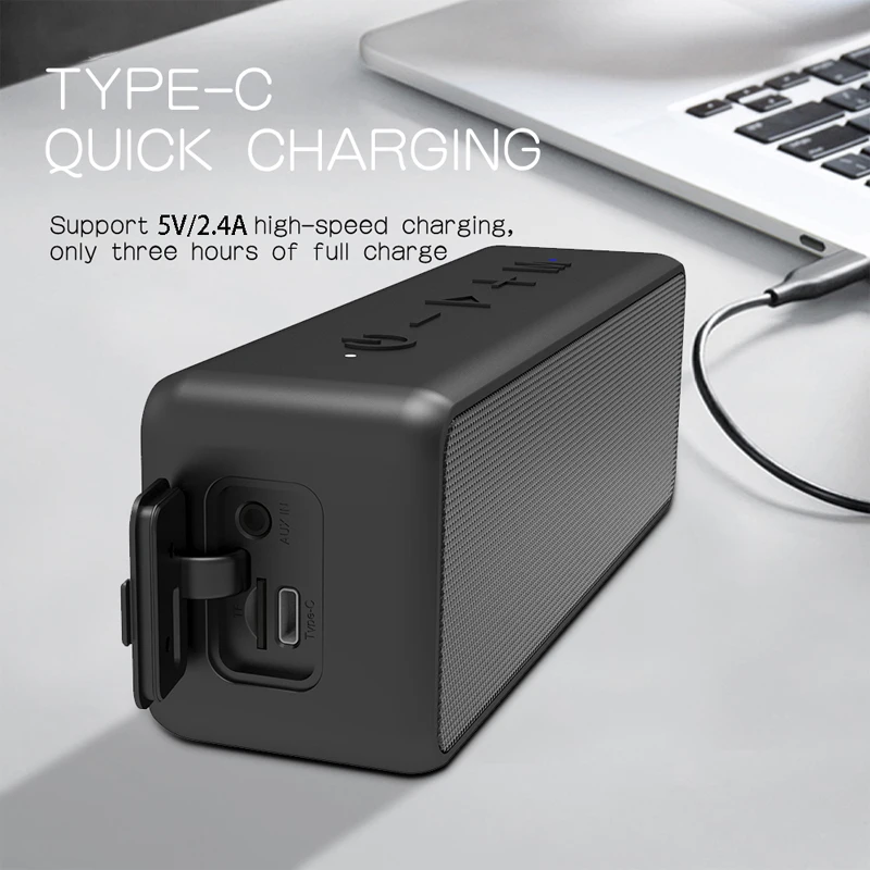 20 Вт беспроводной Bluetooth динамик водонепроницаемый портативный супер бас