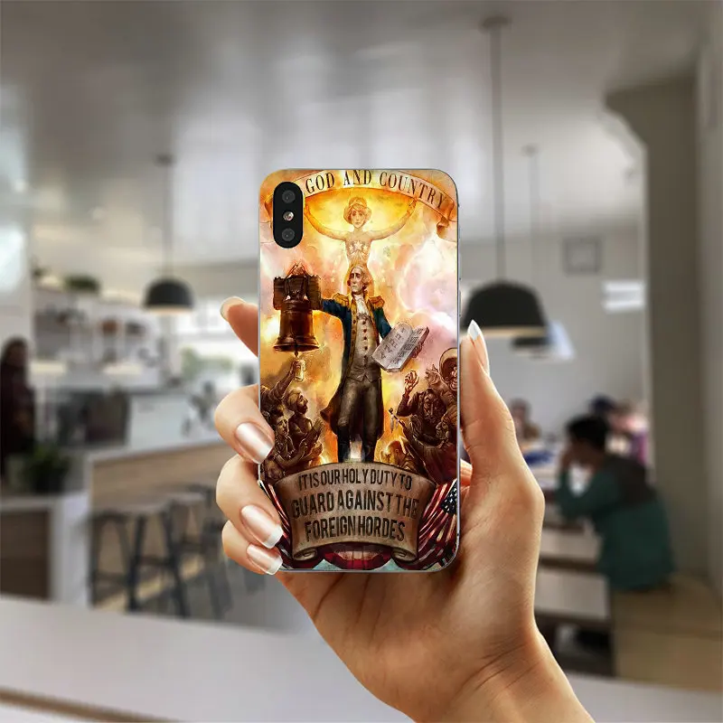 BioShock Infinite Мягкий ТПУ силиконовый прозрачный мобильный телефон чехлы для iPhone X 6 6s 7