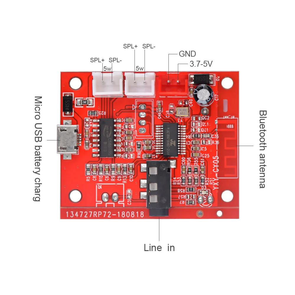 AIYIMA 5 Вт * 2 Bluetooth 4 аудио усилитель мощности приемник плата стерео приемная
