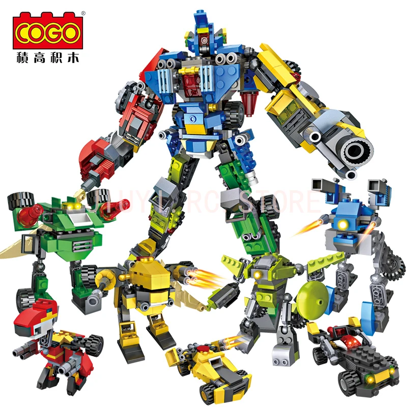 8in1 деформации робот подобные TransformersS Building Block 739 штук Совместимость Legos как детей