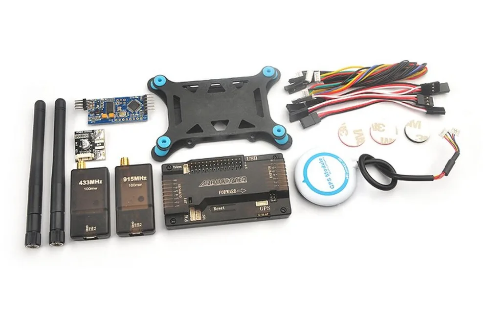 Контроллер полета APM 2 8 ArduPilot Mega APM2.8 + 6M 6H M8N GPS силовой модуль 3DR радиотелеметрия Mini