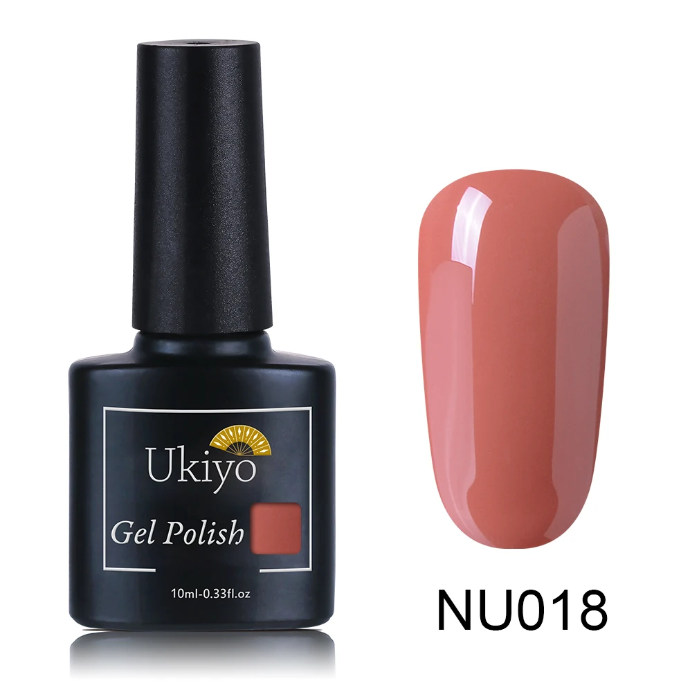 UY-NU018-10ML Ukiyo 10 мл телесный цвет серии УФ-гель для ногтей Отмачивание Полупостоянный лак для ногтей Nagellak гель лак Лаки - Цвет: UY-NU018-10ML