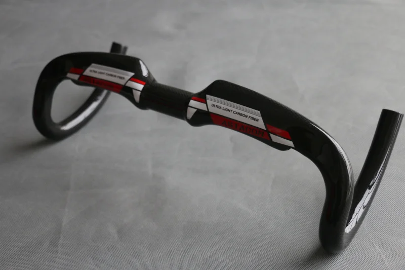 

ASIACOM Full Carbon Road Bike Handlebar ADH Aerodynamics Design Bicycle Handle bar 3K Glossy Racing Bent Bar 31.8*400/420/440mm