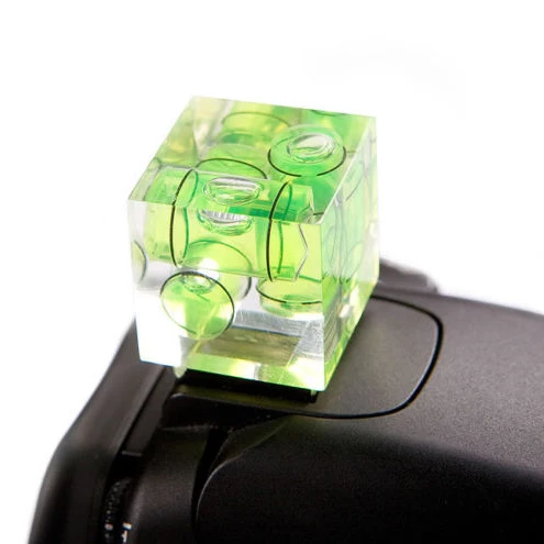 3D тройной 3-осевой пузырьковый спиртовой уровень адаптер Горячий башмак для